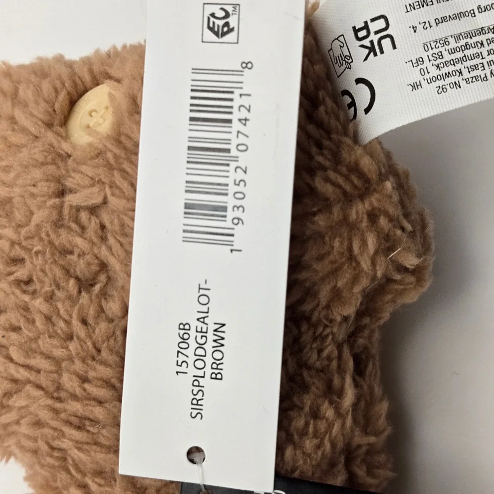 Zuru New Sir Splodgealot Fuggler Keyring Brown Monster Plush Clip Weirdcore 4in